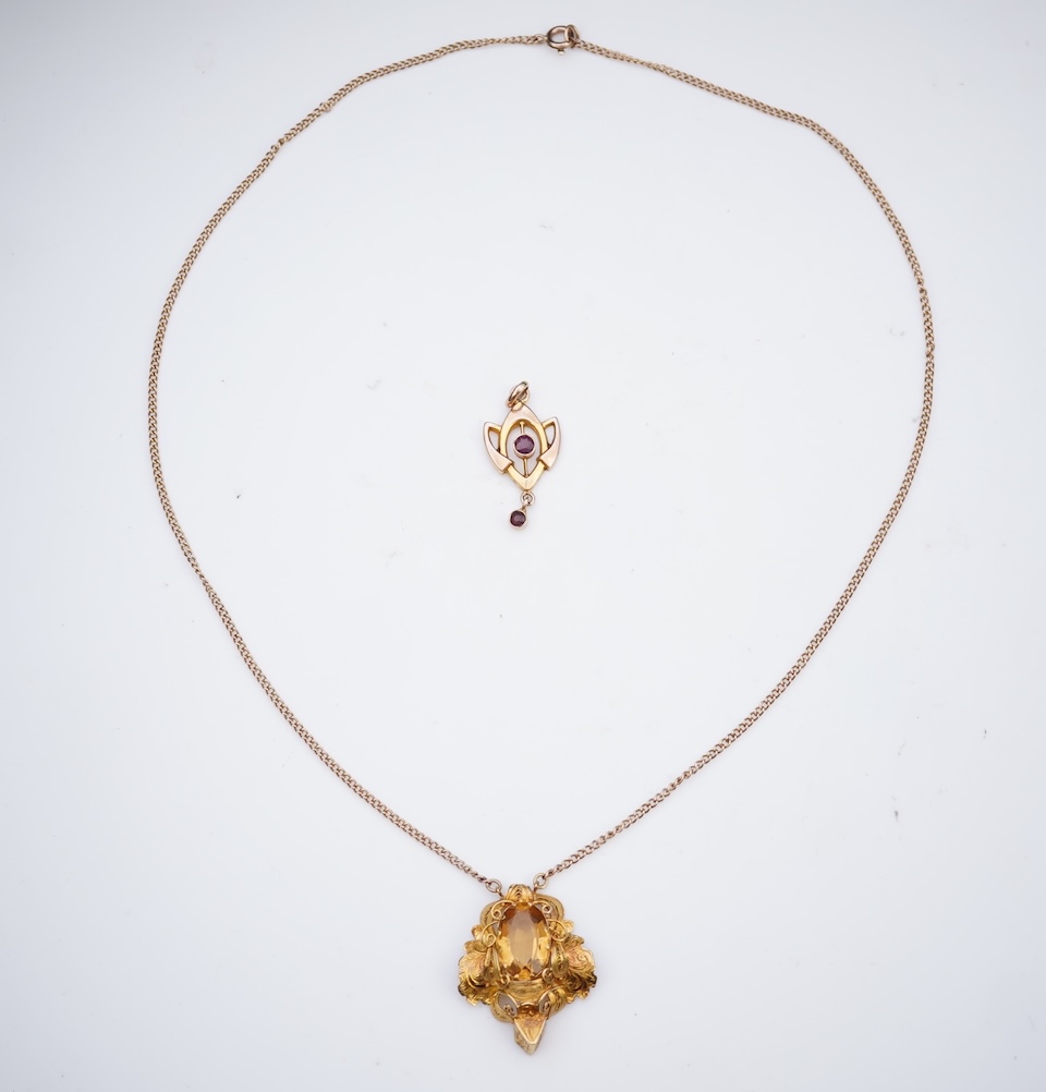 Two pendants
